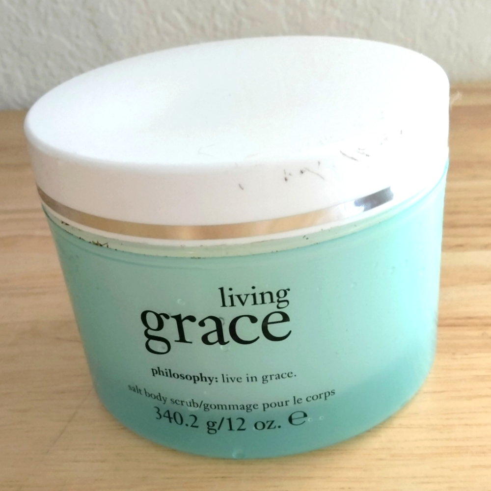 Philosophy LIVING GRACE Salt Body Scrub 12 oz